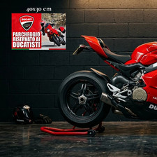 Tabella parcheggio ducati - parcheggio, moto