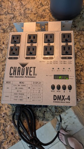 Chauvet dmx confezione - dmx-4,