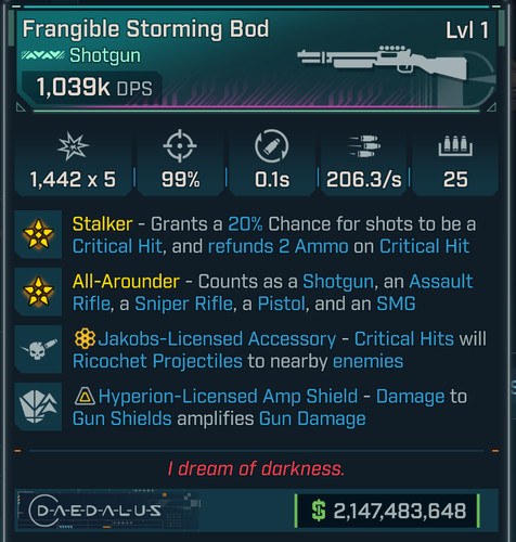 Borderlands modded pearl - •,