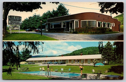 Red rose motel restaurant - red,