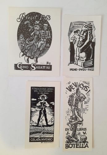 Lotto ex libris lorenzo - ♥, 4