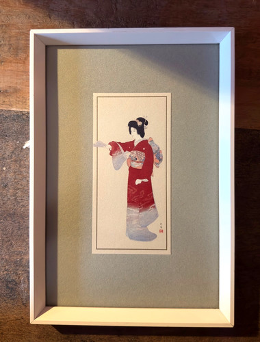 Stampa artistica geisha
