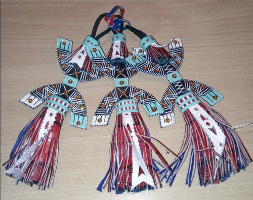 Lot porte clés amulette - x,