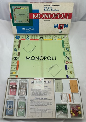 1961 monopoly game italian - game,