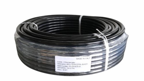 Tubo rilsan nero 8x6 rotolo - mm,