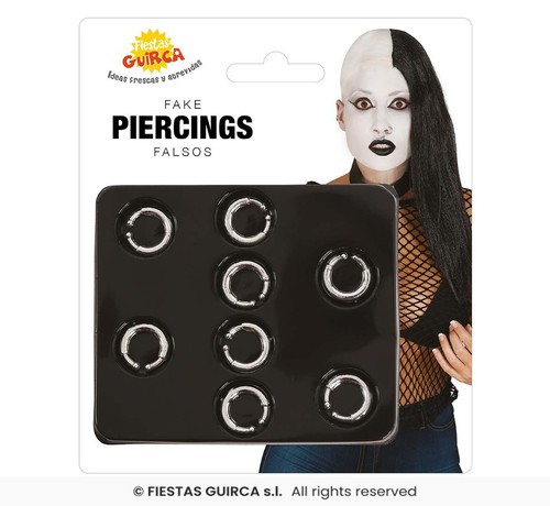 Piercing finti travestimento - 8,