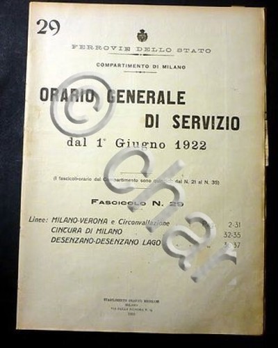 Ferrovie orario generale - orario,