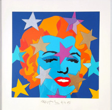 Serigrafia materica marilyn - serigrafia,