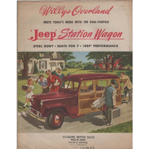 Brochure vendita vintage