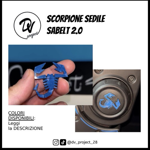 Scorpione abarth per sedili - scorpione,