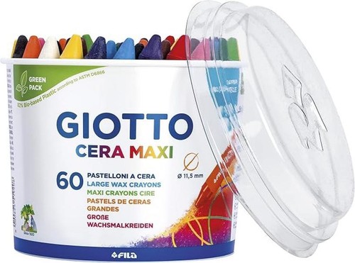Giotto pastelli cera maxi - cera, in