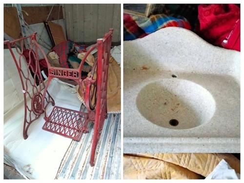 Antico mobile bagno singer - mobile,