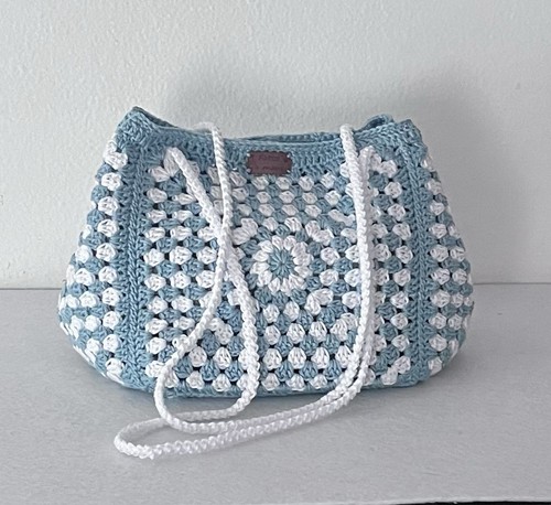 Borsa granny uncinetto - borsa, granny,