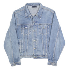 Giacca denim blu uomo - giacca,