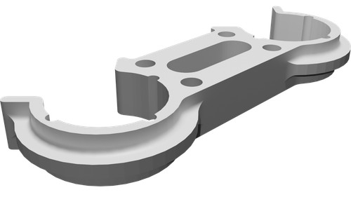 Clip ricambio per portabici - clip,