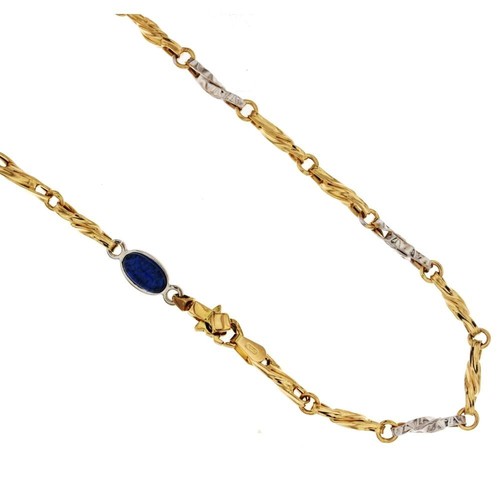 Collana uomo tubolare - uomo, oro