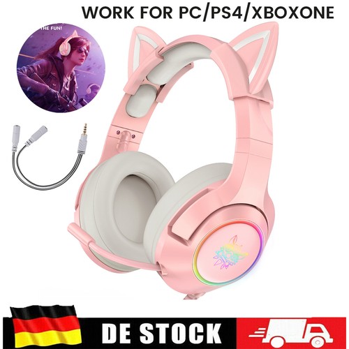 Cuffie gaming gatto orecchio - cuffie,