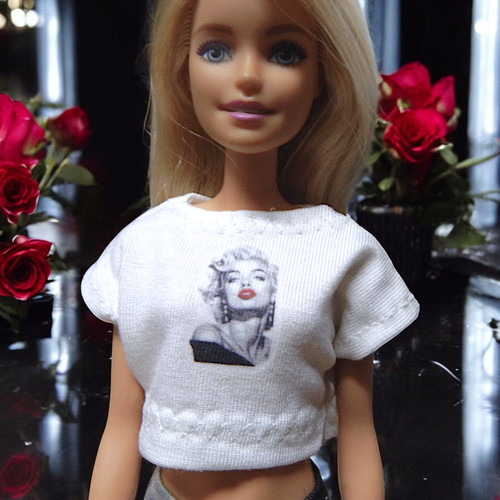 Shirt oversize con marilyn - t-shirt,