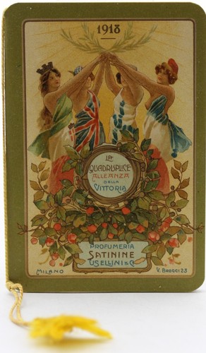 Calendarietto barbiere 1918 - calendarietto,