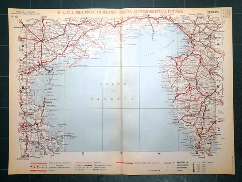 Carta geografica stradale