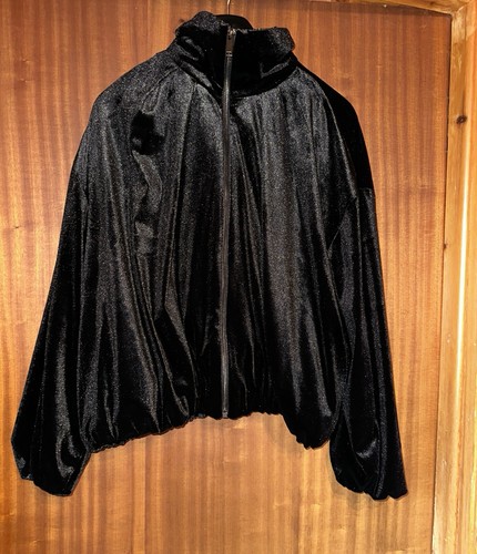 Bomber zara nero velluto - zara,