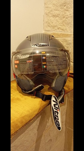 Casco jet nitro veloso size - casco,