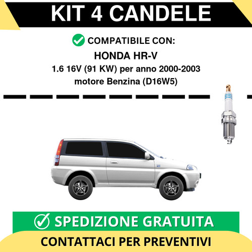 Kit candele per honda - kit,