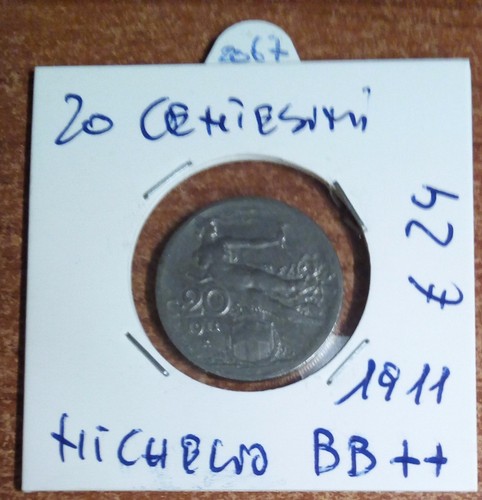 Centesimi nichelio 1911 - centesimi,