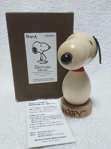 Peanuts snoopy kokeshi - snoopy, bambola