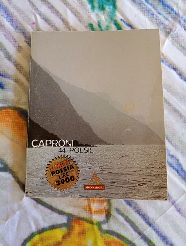 Libro giorgio caproni - caproni, 44