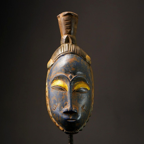 Maschera africana legno - maschera, in