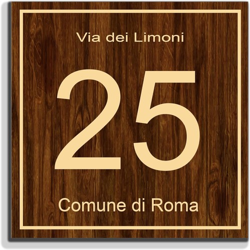 Numero civico moderno - numero,