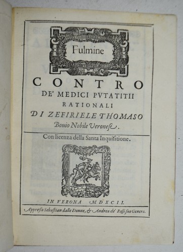 Medicina ediz 1592 - –, ediz.