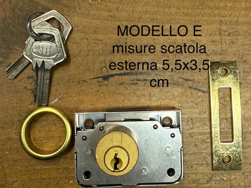 Serratura meroni per cassetto - serratura,