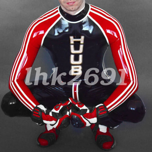 New style latex men racing - new,