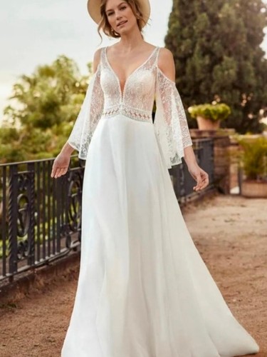 Pronovias solor white lace - white,
