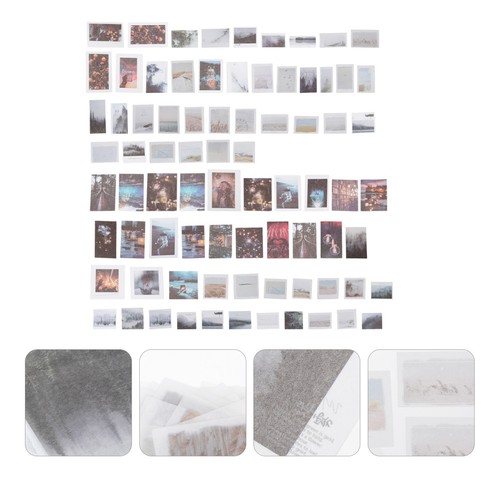150 pezzi adesivi scrapbooking - pezzi,