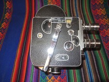 Vintage bolex movie camera - bolex,