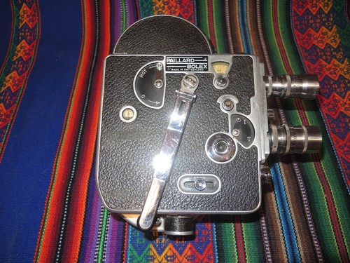 Vintage bolex movie camera - bolex,