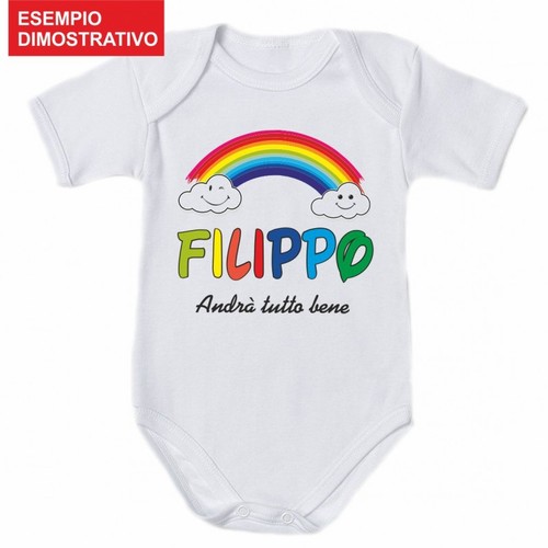 Body tutina bambino con stampa