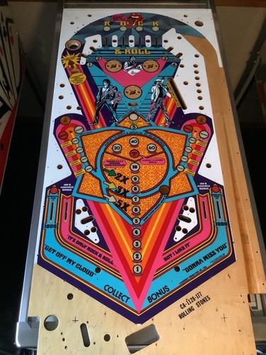 Bally rolling stones pinball - bally,