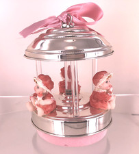 GIOSTRA CARILLON IN ARGENTO (45 G) CON BAMBINI 9 X 11.5 CM