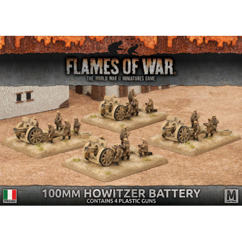 Flames war 100mm howitzer - of,