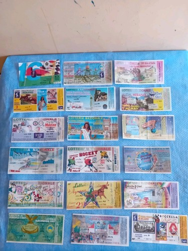 Lotto biglietti lotterie - lotto, di