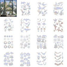 Adesivo finestra PVC prisma arcobaleno farfalla per arredamento soggiorno e camera da letto