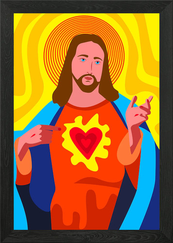 Pop sacred heart jesus - heart, of