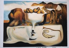 DIPINTO MODERNO  SALVADOR DALI' CM 50X70 OLIO SU TELA