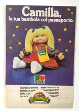 Pubblicita' Sebino Camilla Bambola Advertising Originale Vintage 1984 (T3)