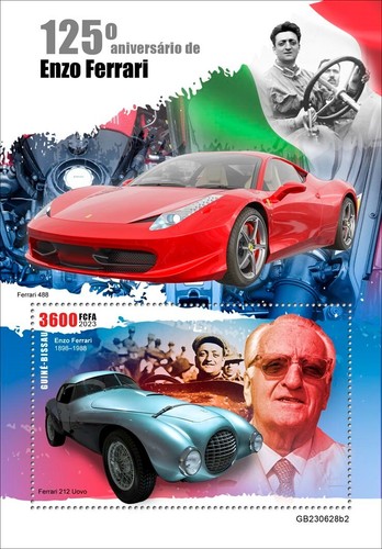 Francobolli enzo ferrari 125 - francobolli, 125°