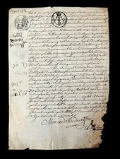 1824 Documento Francese